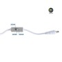 Spot LED encastrable rond extra-plat 18W - CCT réglable sur 3 températures différentes de 3000-6000ºK - Coupe Ø 208mm