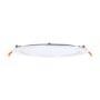 Spot LED encastrable rond extra-plat 18W - CCT réglable sur 3 températures différentes de 3000-6000ºK - Coupe Ø 208mm