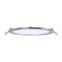 Spot LED encastrable rond extra-plat 18W - CCT réglable sur 3 températures différentes de 3000-6000ºK - Coupe Ø 208mm