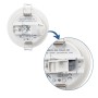 Spot encastrable rond extérieur 5W - IP65 - Blanc Chaud 3000K - Dimmable TRIAC - Collerette interchangeable - Découpe Ø68mm