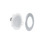 Spot encastrable rond extérieur 5W - IP65 - Blanc Chaud 3000K - Dimmable TRIAC - Collerette interchangeable - Découpe Ø68mm