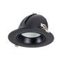 Spot LED encastré rond orientable 38W - CCT réglable sur 3 températures différentes de 3000-5700ºK - Noir - 120° Driver LIFUD