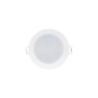 Spot LED encastrable rond extérieur 5W - IP65 - Blanc neutre 4000K - Dimmable TRIAC - Collerette interchangeable - Découpe Ø68mm