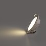 Spot LED encastrable rond extérieur 5W - IP65 - Blanc neutre 4000K - Dimmable TRIAC - Collerette interchangeable - Découpe Ø68mm