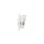 Spot LED encastrable rond extérieur 5W - IP65 - Blanc neutre 4000K - Dimmable TRIAC - Collerette interchangeable - Découpe Ø68mm
