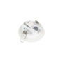 Spot LED encastrable rond extérieur 5W - IP65 - Blanc neutre 4000K - Dimmable TRIAC - Collerette interchangeable - Découpe Ø68mm