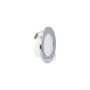 Spot LED encastrable rond extérieur 5W - IP65 - Blanc neutre 4000K - Dimmable TRIAC - Collerette interchangeable - Découpe Ø68mm