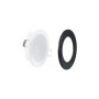Spot LED encastrable rond extérieur 5W - IP65 - Blanc neutre 4000K - Dimmable TRIAC - Collerette interchangeable - Découpe Ø68mm