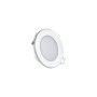 Spot LED encastrable rond extérieur 5W - IP65 - Blanc neutre 4000K - Dimmable TRIAC - Collerette interchangeable - Découpe Ø68mm