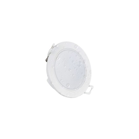 Spot LED encastrable rond extérieur 5W - IP65 - Blanc neutre 4000K - Dimmable TRIAC - Collerette interchangeable - Découpe Ø68mm
