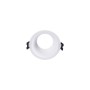 Collerette spot LED encastrable ronde - Faible UGR - Découpe Ø75mm