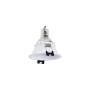 Collerette spot LED encastrable ronde - Faible UGR - Découpe Ø75mm
