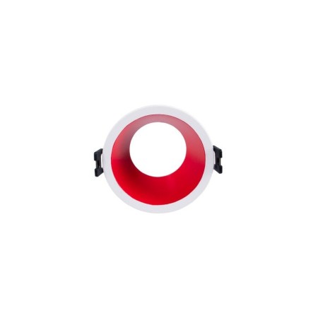 Collerette spot LED encastrable ronde - Faible UGR - Découpe Ø75mm