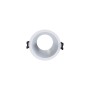 Collerette spot LED encastrable ronde - Faible UGR - Découpe Ø75mm