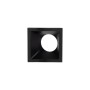 Collerette spot LED encastrable carrée asymétrique - Faible UGR - Découpe 75 x 75mm