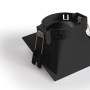 Collerette spot LED encastrable carrée asymétrique - Faible UGR - Découpe 75 x 75mm