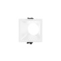 Collerette spot LED encastrable carrée asymétrique - Faible UGR - Découpe 75 x 75mm