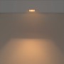 Collerette spot LED encastrable carrée asymétrique - Faible UGR - Découpe 75 x 75mm