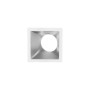 Collerette spot LED encastrable carrée asymétrique - Faible UGR - Découpe 75 x 75mm