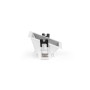Collerette spot LED encastrable carrée asymétrique - Faible UGR - Découpe 75 x 75mm