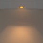 Collerette spot LED encastrable carrée asymétrique - Faible UGR - Découpe 75 x 75mm