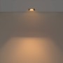Collerette spot LED encastrable carrée asymétrique - Faible UGR - Découpe 75 x 75mm