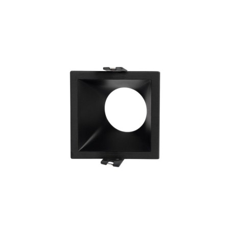 Collerette spot LED encastrable carrée asymétrique - Faible UGR - Découpe 75 x 75mm