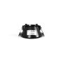 Collerette spot LED encastrable rond asymétrique - Faible UGR - Découpe Ø75mm