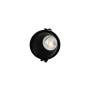 Collerette spot LED encastrable rond asymétrique - Faible UGR - Découpe Ø75mm