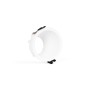 Collerette spot LED encastrable rond asymétrique - Faible UGR - Découpe Ø75mm