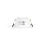 Collerette spot LED encastrable rond asymétrique - Faible UGR - Découpe Ø75mm