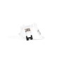 Collerette spot LED encastrable rond asymétrique - Faible UGR - Découpe Ø75mm
