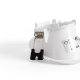 Collerette spot LED encastrable rond asymétrique - Faible UGR - Découpe Ø75mm
