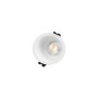 Collerette spot LED encastrable rond asymétrique - Faible UGR - Découpe Ø75mm