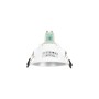Collerette spot LED encastrable rond asymétrique - Faible UGR - Découpe Ø75mm