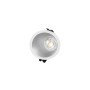 Collerette spot LED encastrable rond asymétrique - Faible UGR - Découpe Ø75mm