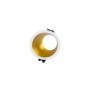 Collerette spot LED encastrable rond asymétrique - Faible UGR - Découpe Ø75mm