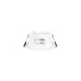 Collerette spot LED encastrable rond asymétrique - Faible UGR - Découpe Ø75mm