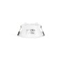 Collerette spot LED encastrable rond asymétrique - Faible UGR - Découpe Ø75mm