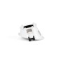 Collerette spot LED encastrable rond asymétrique - Faible UGR - Découpe Ø75mm
