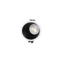 Collerette spot LED encastrable rond asymétrique - Faible UGR - Découpe Ø75mm
