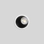 Collerette spot LED encastrable rond asymétrique - Faible UGR - Découpe Ø75mm