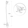 Connecteur avec câble pour ruban LED IP65 monocolore SMD 2835 - 10mm