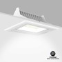 Spot LED directionnel rectangulaire CCT réglable sur 3 températures différentes de 3000-6000ºK - 38W - Blanc - 120° Driver LIFUD