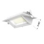 Spot LED directionnel rectangulaire CCT réglable sur 3 températures différentes de 3000-6000ºK - 38W - Blanc - 120° Driver LIFUD