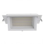 Spot LED directionnel rectangulaire CCT réglable sur 3 températures différentes de 3000-6000ºK - 38W - Blanc - 120° Driver LIFUD