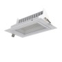 Spot LED directionnel rectangulaire CCT réglable sur 3 températures différentes de 3000-6000ºK - 38W - Blanc - 120° Driver LIFUD