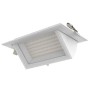 Spot LED directionnel rectangulaire CCT réglable sur 3 températures différentes de 3000-6000ºK - 38W - Blanc - 120° Driver LIFUD