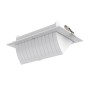 Spot LED directionnel rectangulaire CCT réglable sur 3 températures différentes de 3000-6000ºK - 38W - Blanc - 120° Driver LIFUD