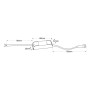 Spot LED encastrable carré 2W - UGR18 - IRC90 - Puce OSRAM
